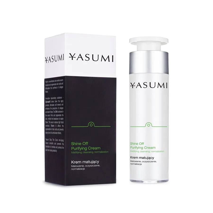 Krem matujący do pielęgnacji cery tłustej, mieszanej i trądzikowej Shine