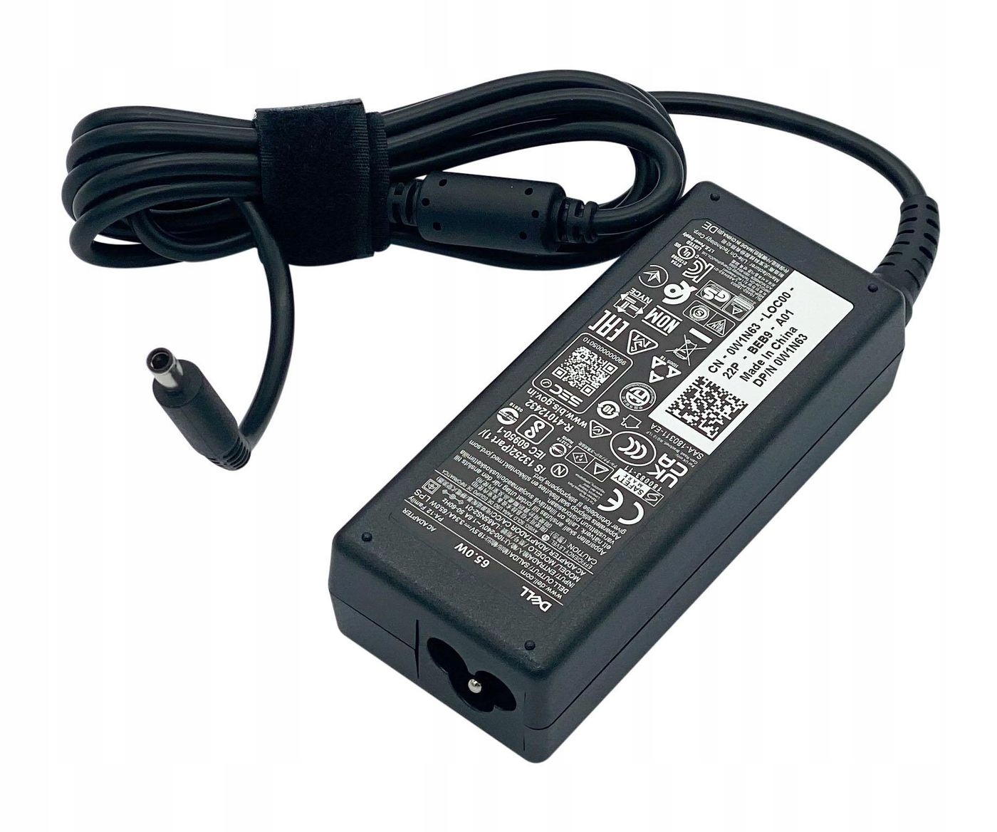 Dell zasilacz, 65W, 19.5V, 3, W1N63
