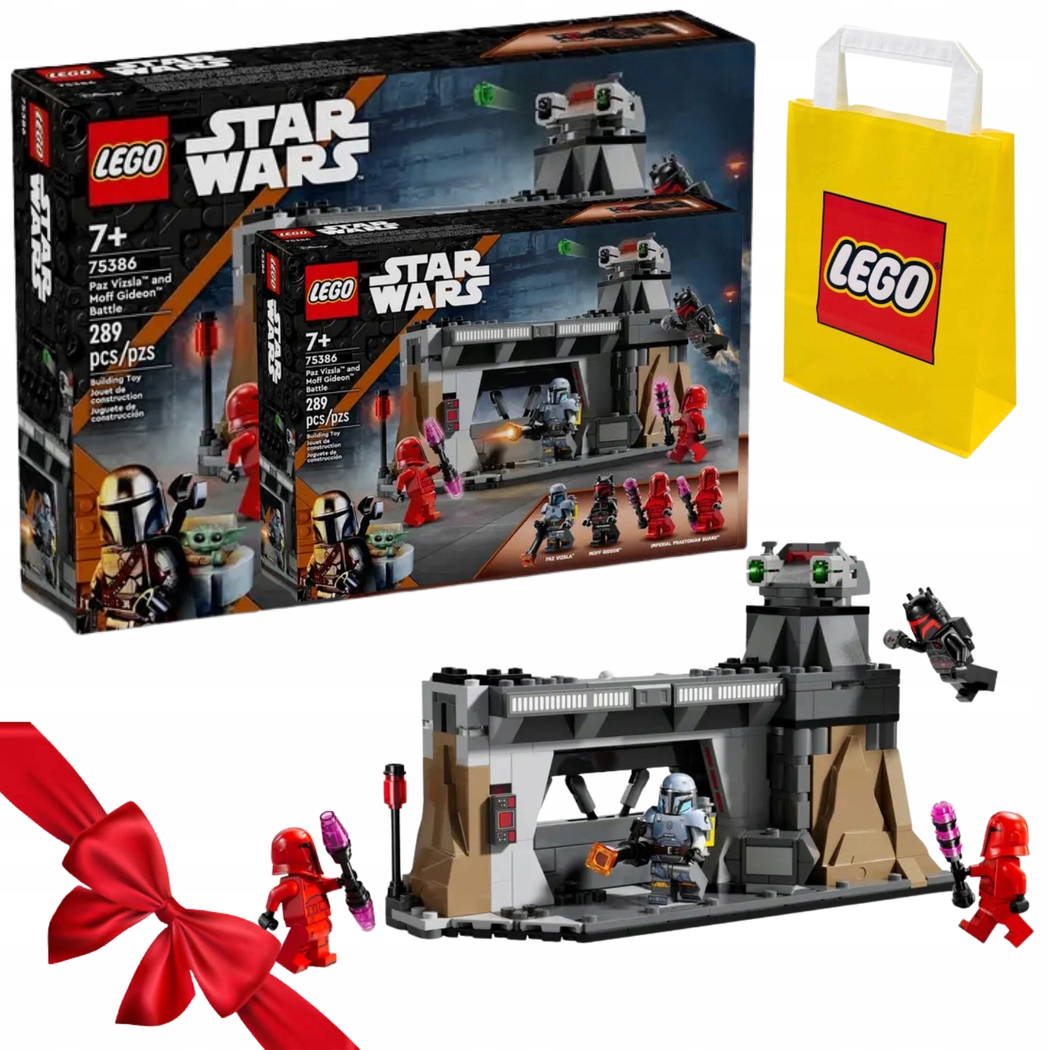 Zestaw Klocków Lego Star Wars 75386 Pojedynka Paza Vizsli I Moffa Gideona