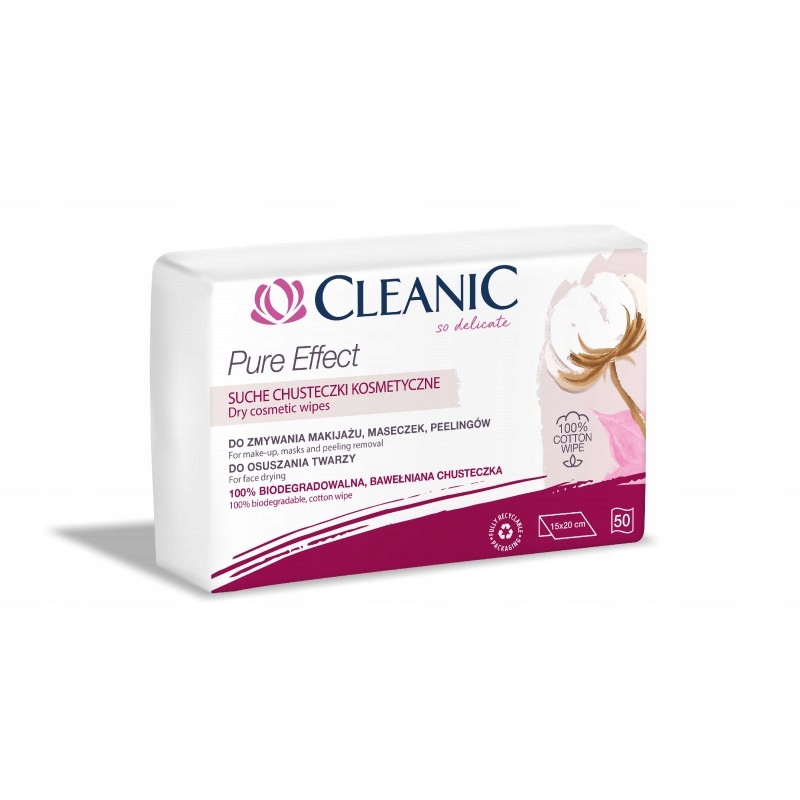 

Cleanic Pure Effect Suche Chusteczki 50 Szt.