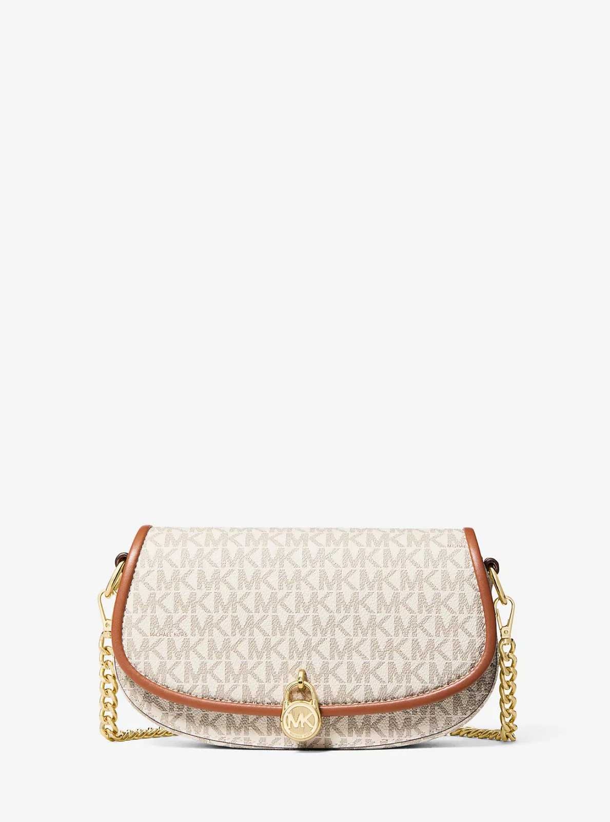 Michael Kors dámská kabelka, crossbody Mila Small mléčná logová