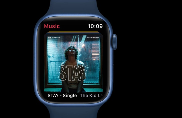 Apple Watch 7 41mm srebrny stal Cellular LTE eSIM beżowy pasek zaplombowany Model Watch series 7 GPS + Cellular 41mm