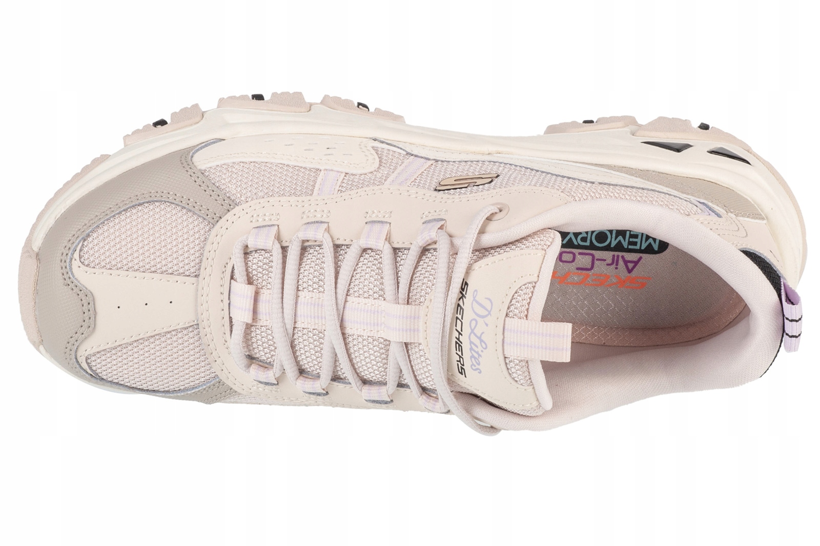 Skechers D'lites Hiker -36- Sportovní boty Dámské Tkanina Béžová