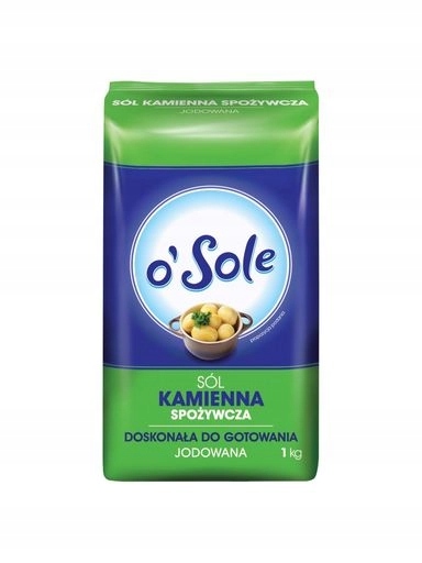 Levně 13 x o'Sole Potravinářská kamenná sůl jodovaná 1 kg