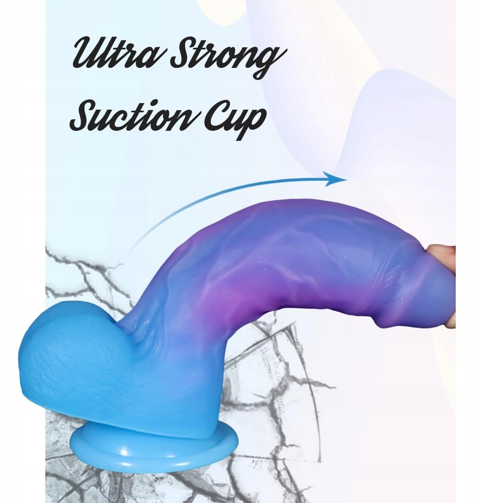 REALISTISCHER Silikon Dildo 20CM G Punkt Penis Analstimulator Z Przyssawką — miniatura 4