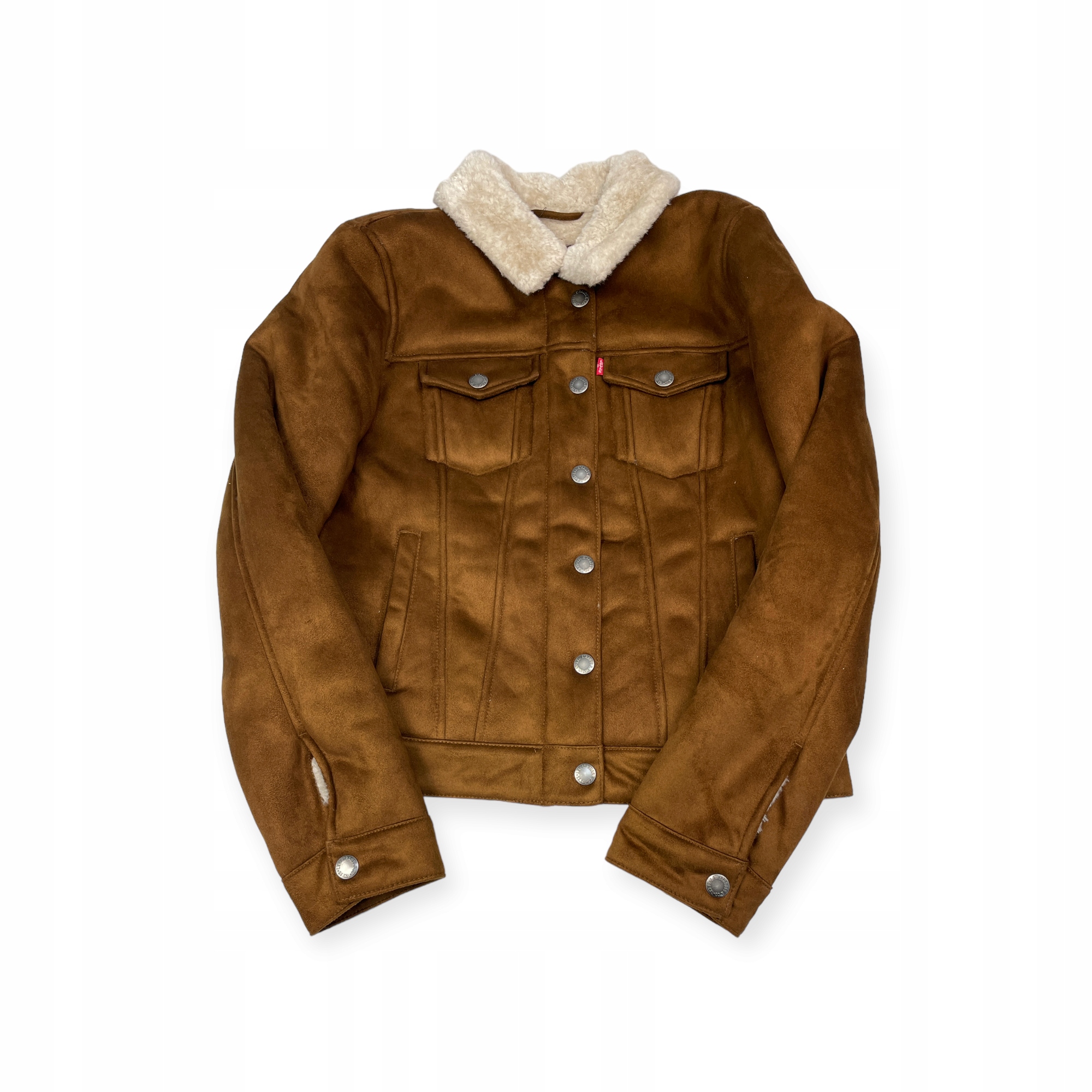 Dámská semišová hnědá bunda Levi's Xs