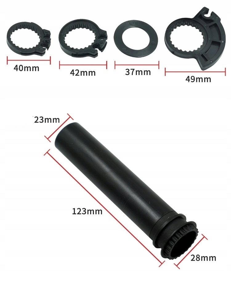 UNIWERSALNE MANETKI MOTOCYKLOWE WRAZ Z CIĘŻARKAMI KIEROWNICY Dopasowanie do pojazdu produkt uniwersalny