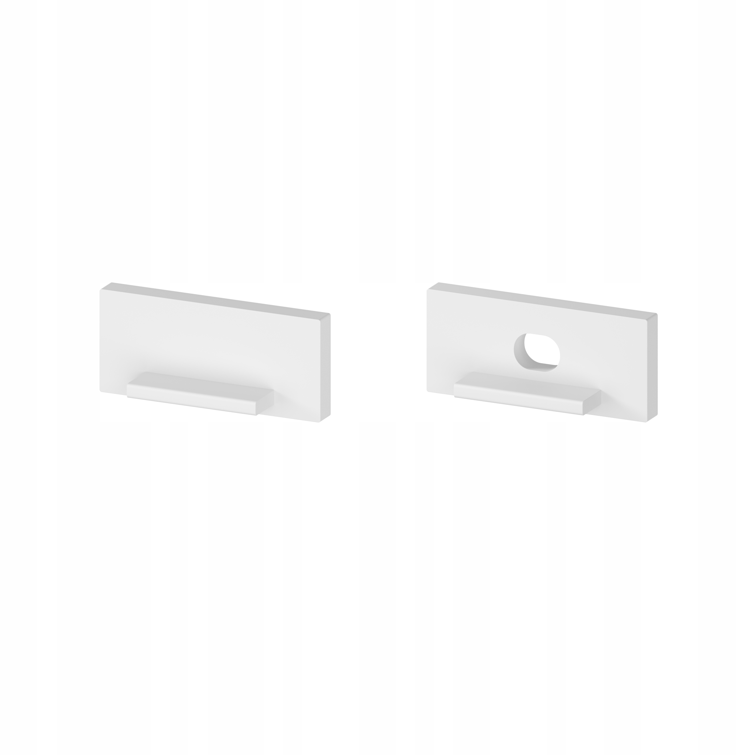 ZAŚLEPKI PROFIL LED ALUMINIOWY HERMETYCZNY 2 SZTUKI