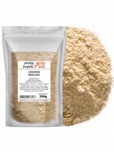 5 x ČESNEK200 g Sušené aromatické koření přírodní kvality Kol-Pol