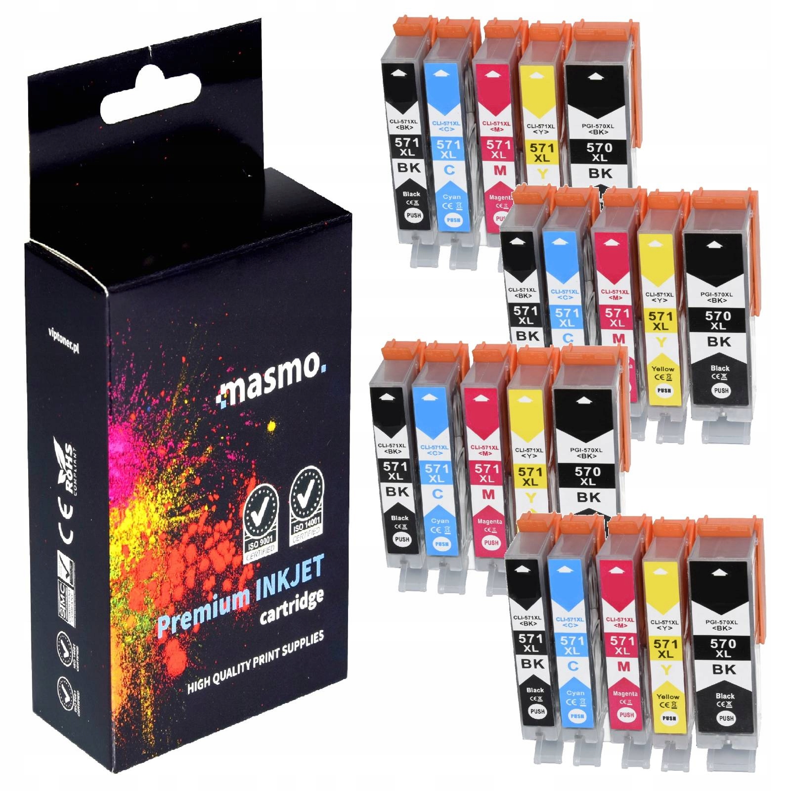 20x Inkoust Pro Canon Pixma TS5000 TS5050 TS5051 TS5052