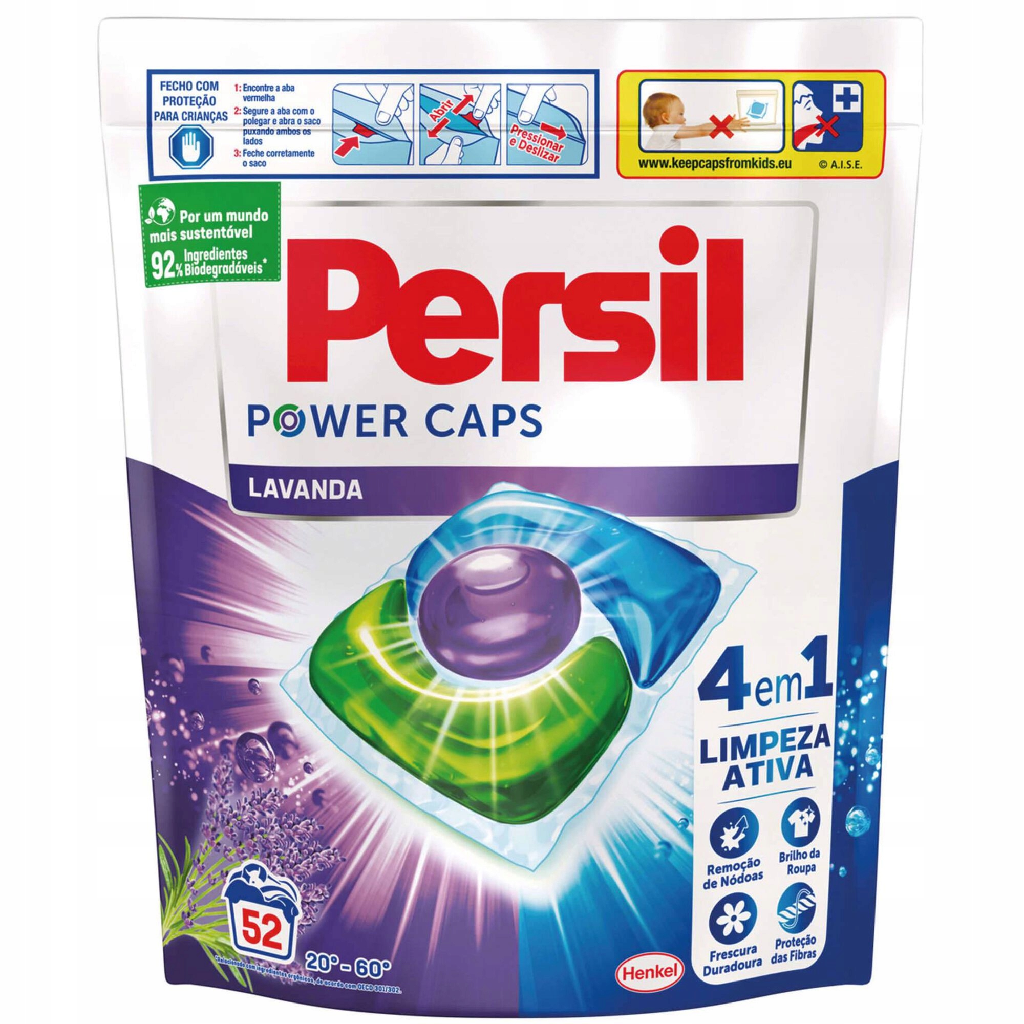 Levně Persil kapsle Levandule 52 ks