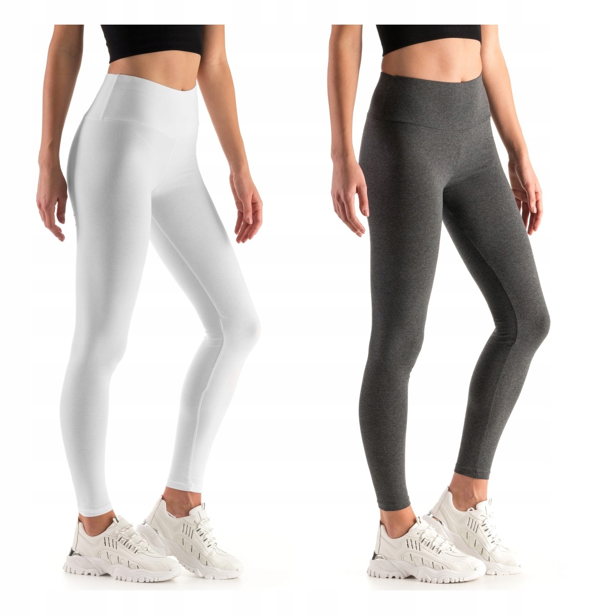 

2X Legginsy Z Wysokim Stanem Wyszczuplające Lwp