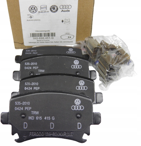 KLOCKI HAMULCOWE PASSAT TOURAN OCTAVIA A3 A6 TRW