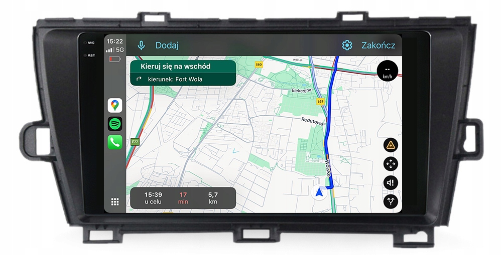 Toyota Prius 2009-2015 Rádio Navigace Android TS20 12GB/256GB 2K Qled