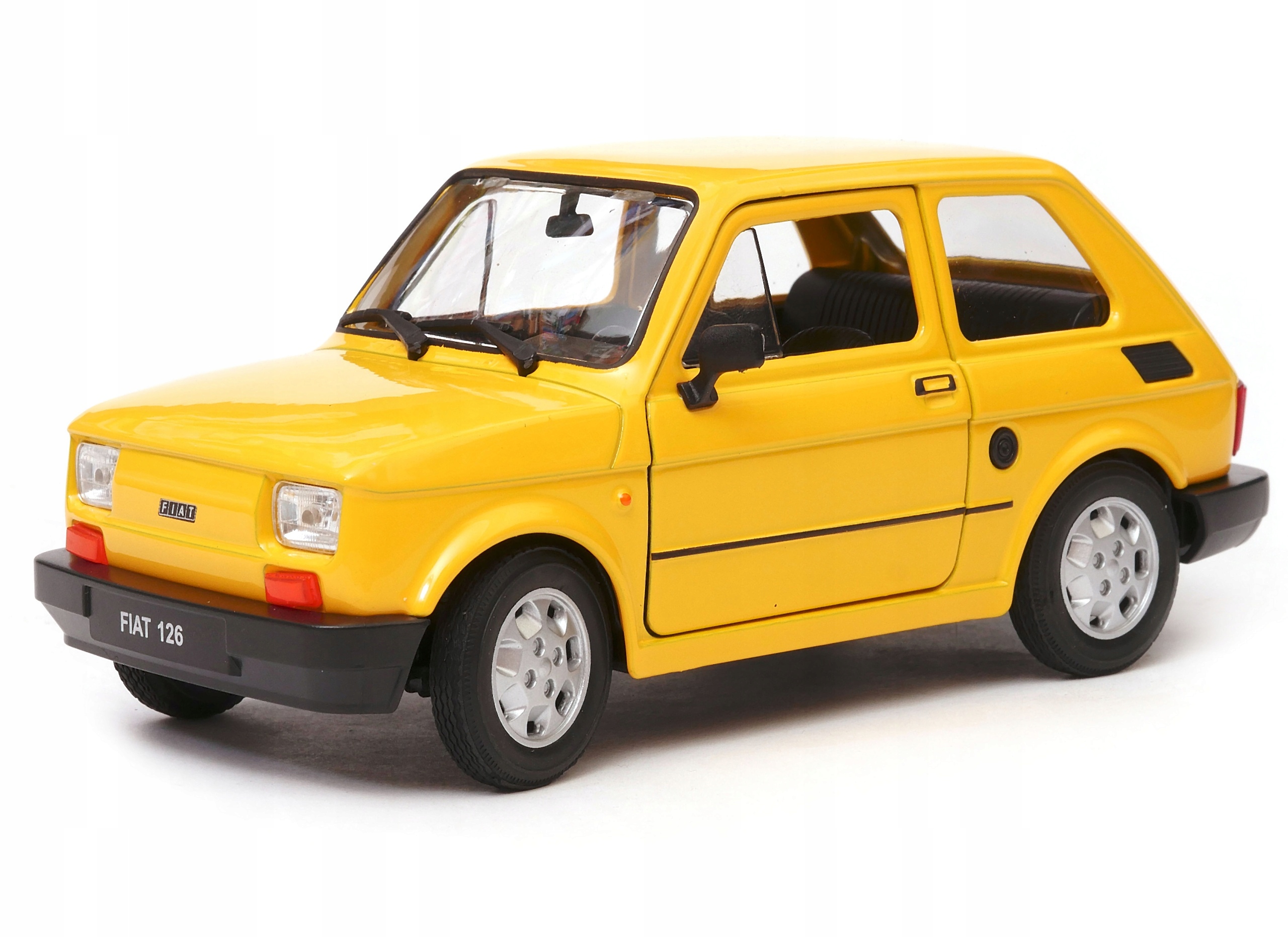Fiat 126p batole miminko kašlání Prl 1:21 žlutá