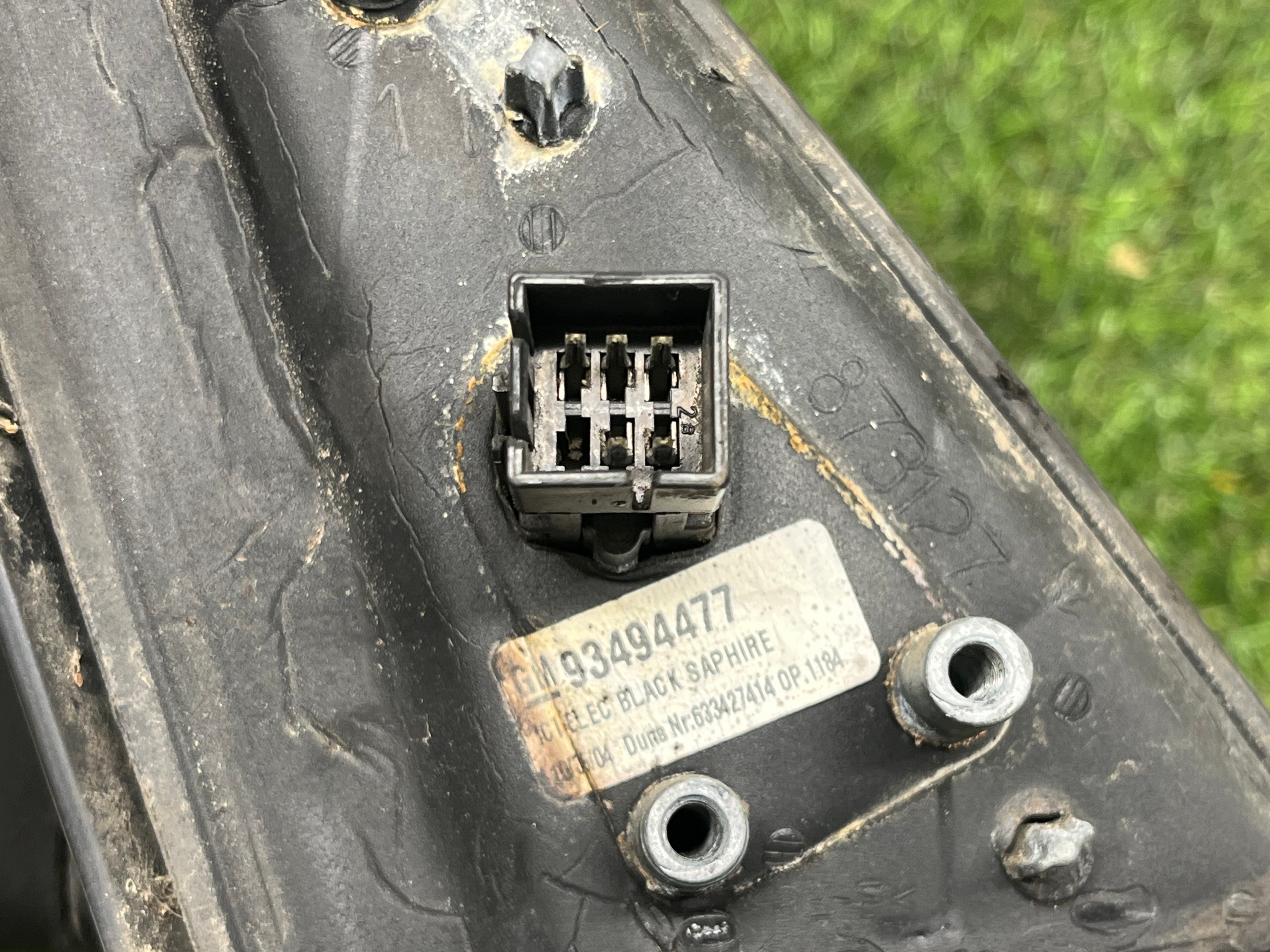 tükör bal elektromos OPEL MERIVA A