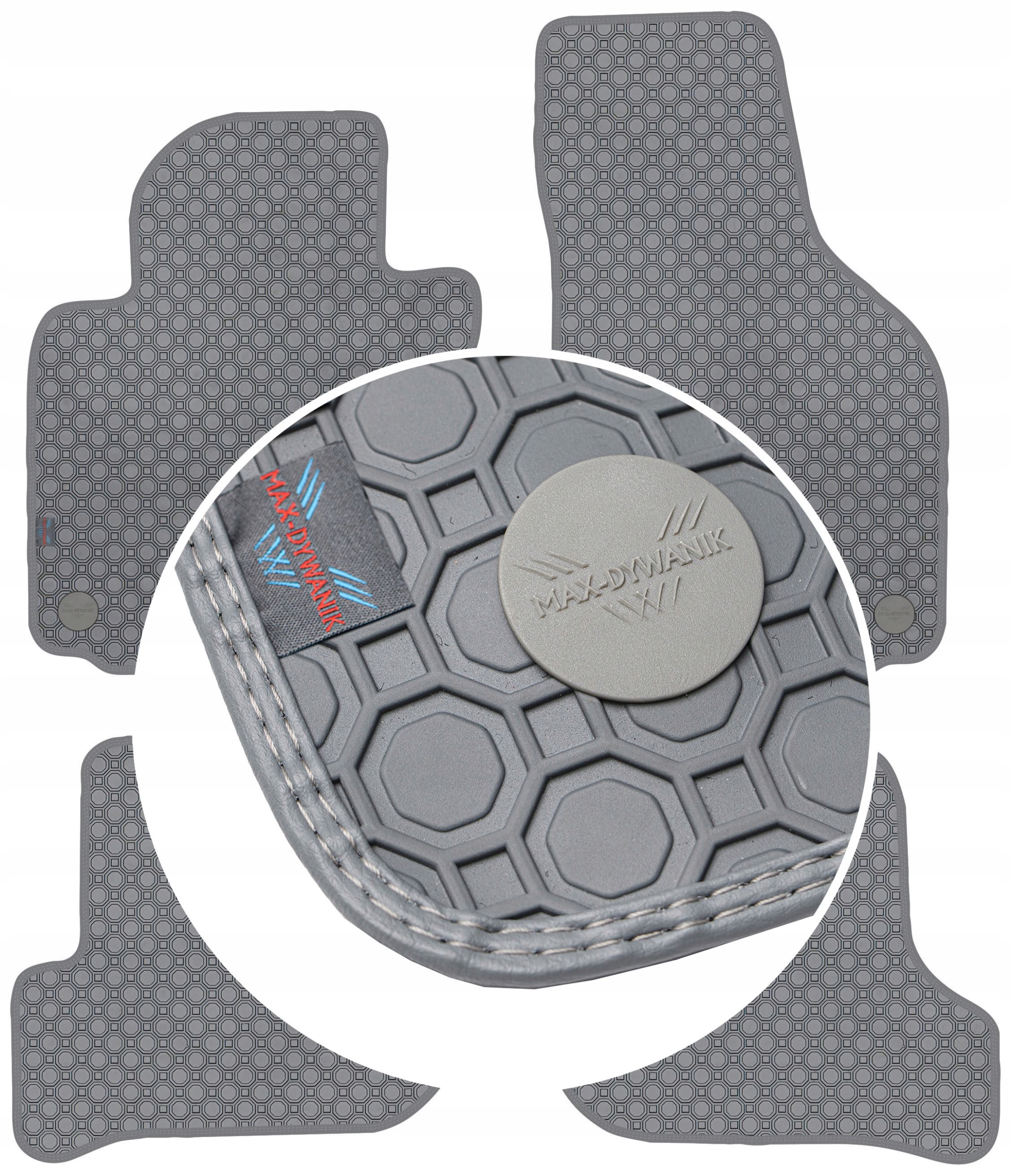 Vw Golf VI 2008-2013 Koberce Popielate