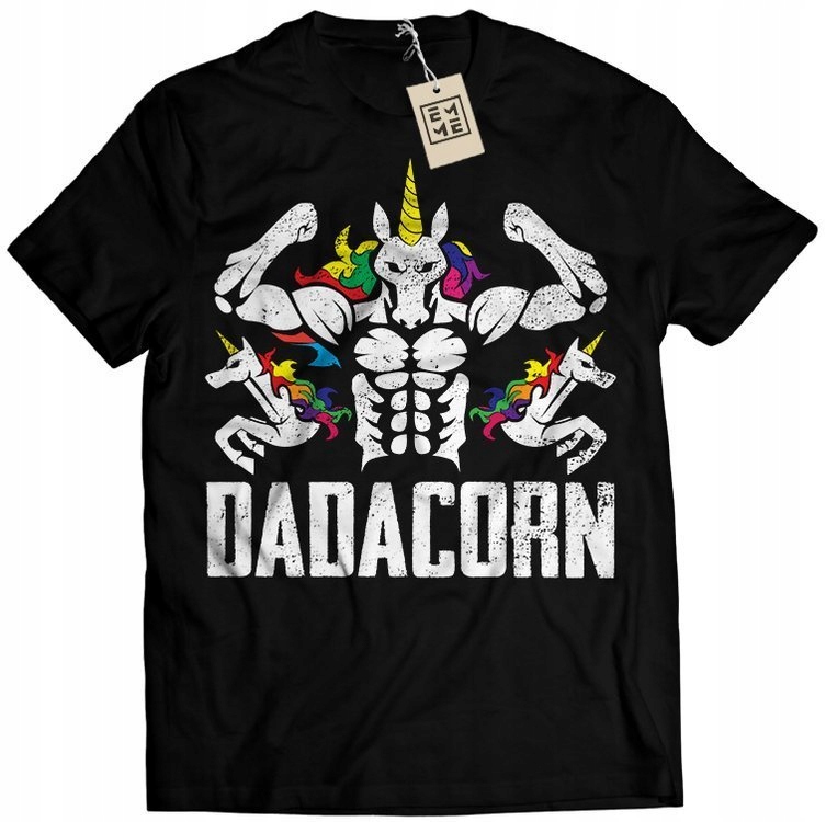 

Koszulka Dzień Ojca Taty Urodziny Jednorożec L