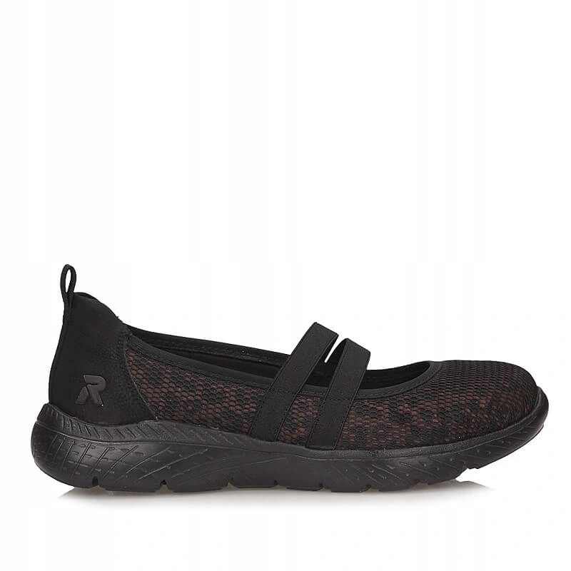 Dámské polobotky Rieker M5075-00 černé, nazouvací