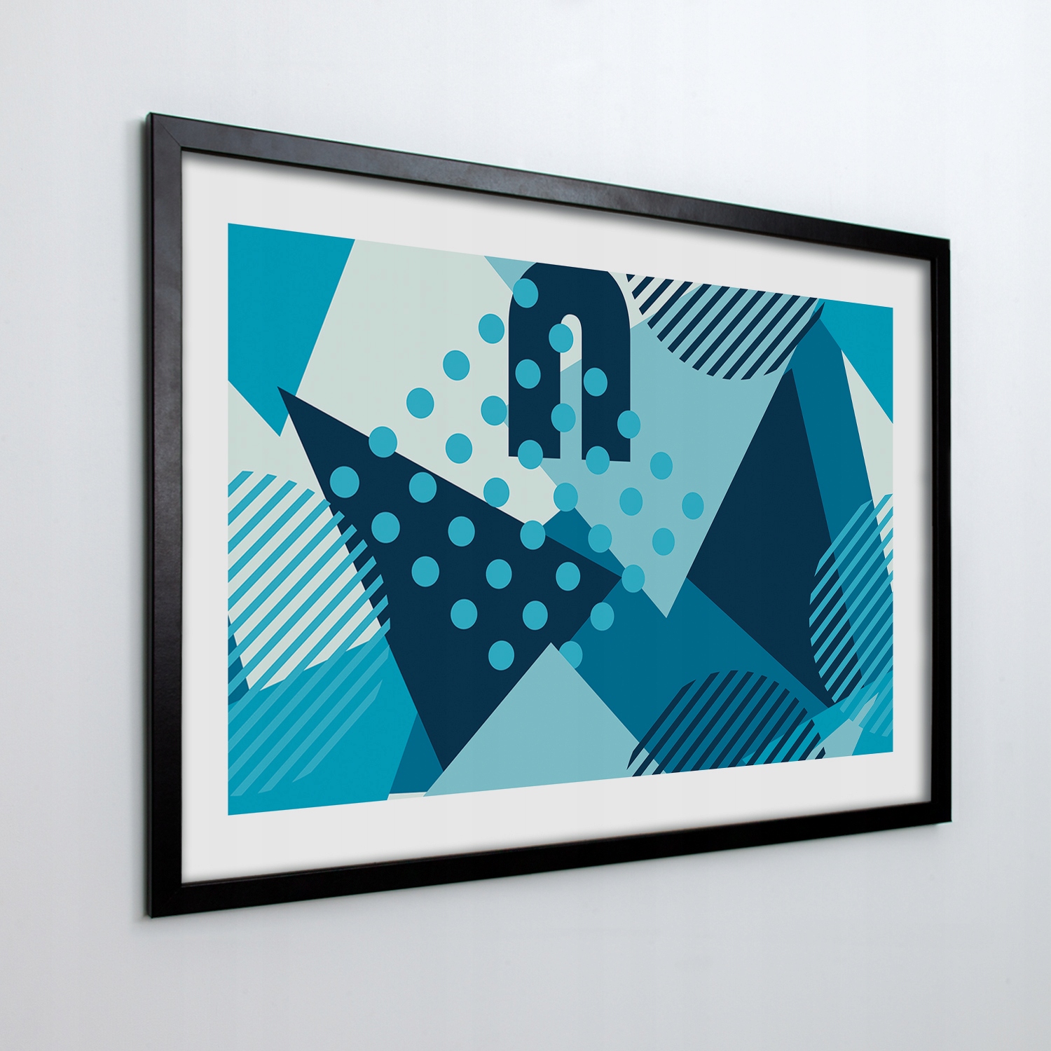 Obraz v rámu na zeď Barevné postavy 70x50 cm