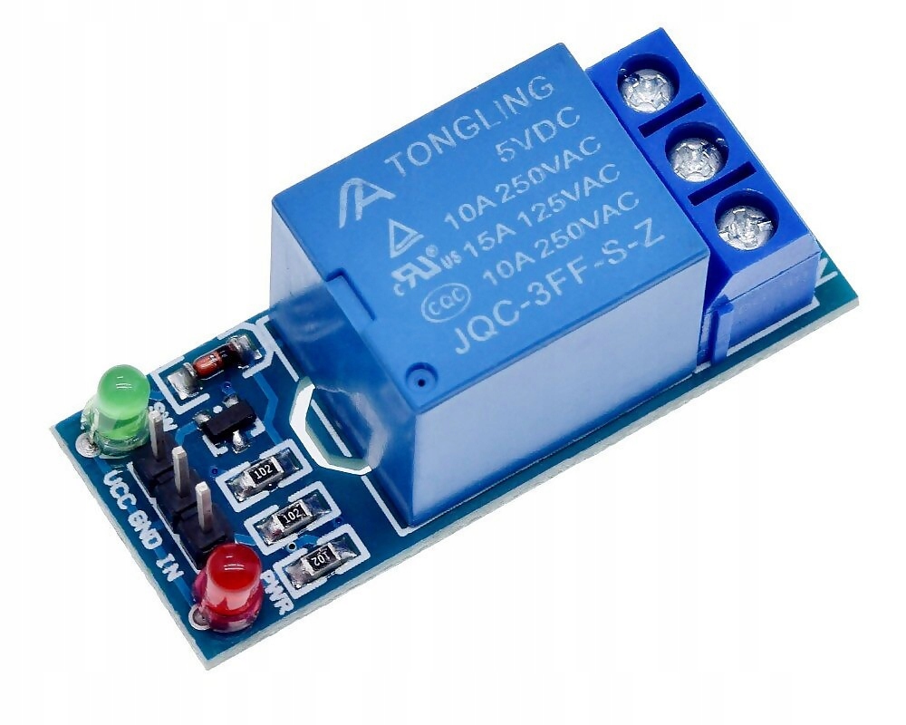 

013 1-kanałowy moduł przekaźnika 5V 10A Arduino