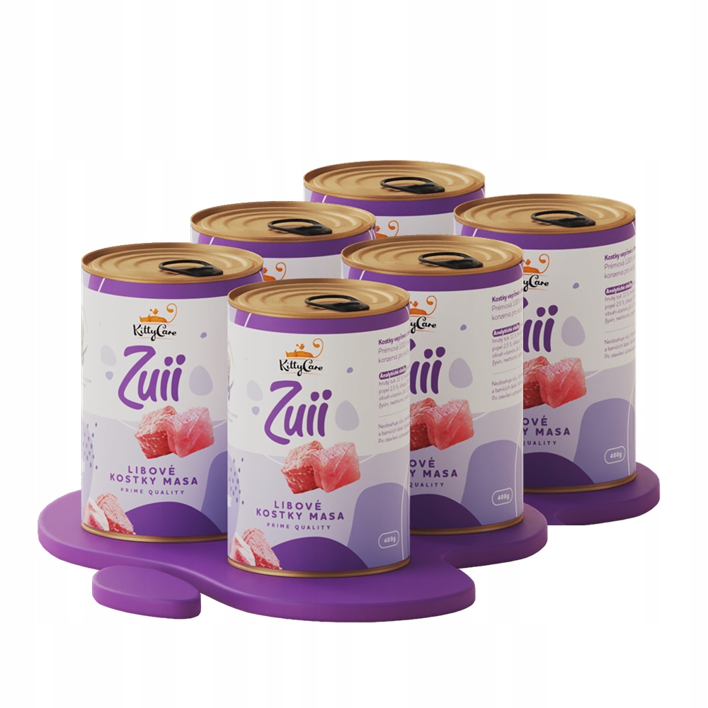 6x Zuii Libové kostky masa, 400 g