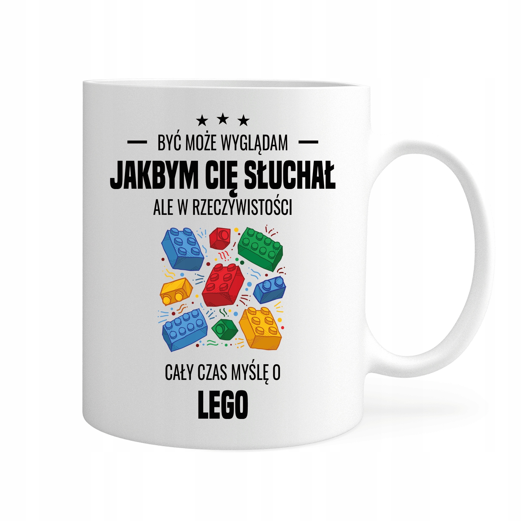

Kubek Cały Czas Myślę O Lego Gift