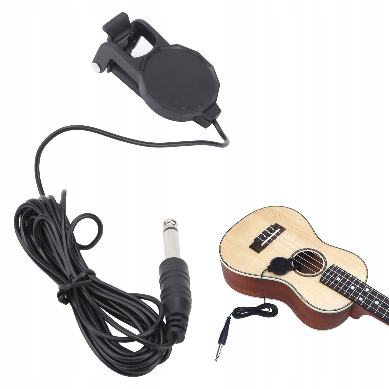 ClipOn Pickup mikrofon Piezo skrzypce gitara