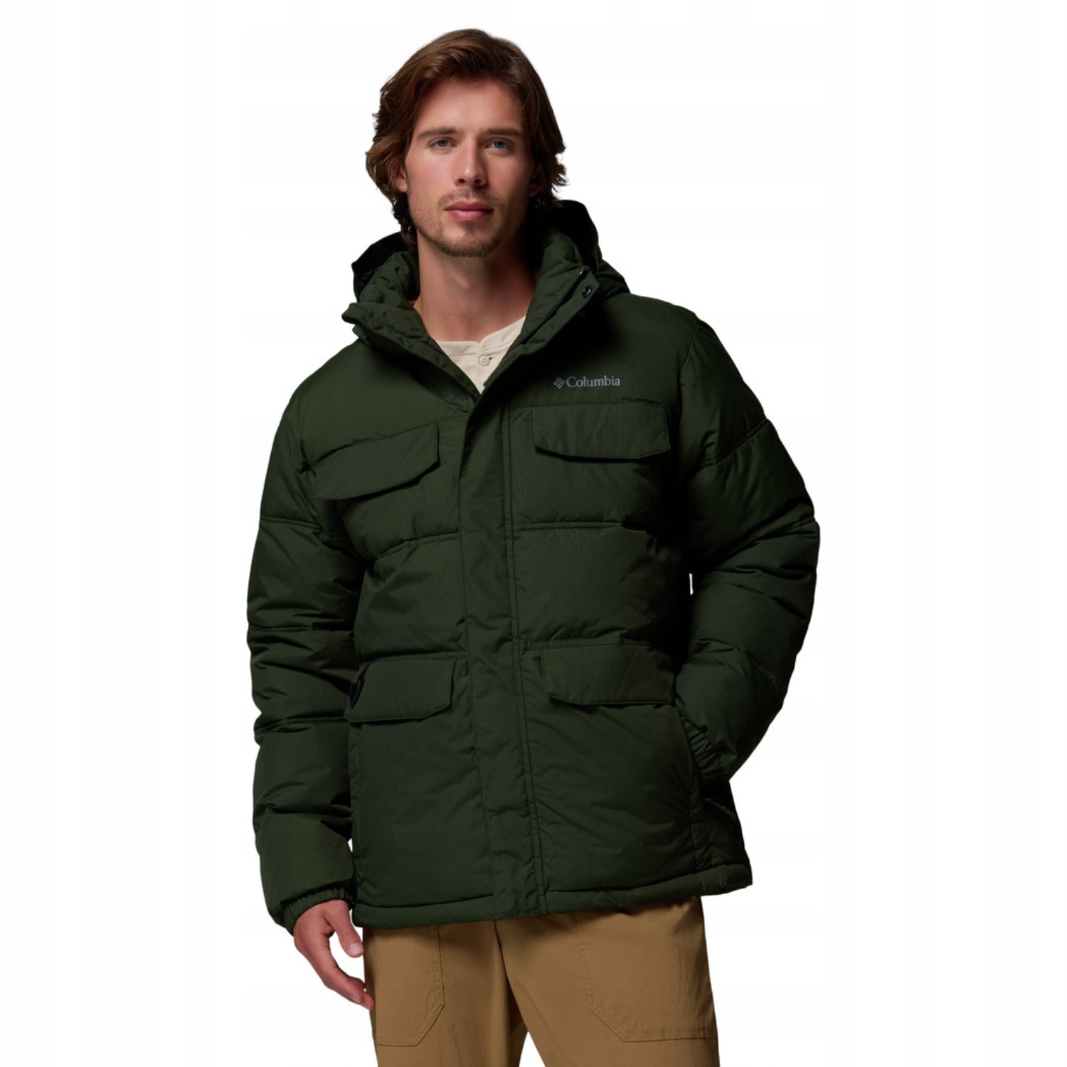 Męska kurtka ocieplana Columbia Landroamer Puffer Jacket greenscape L
