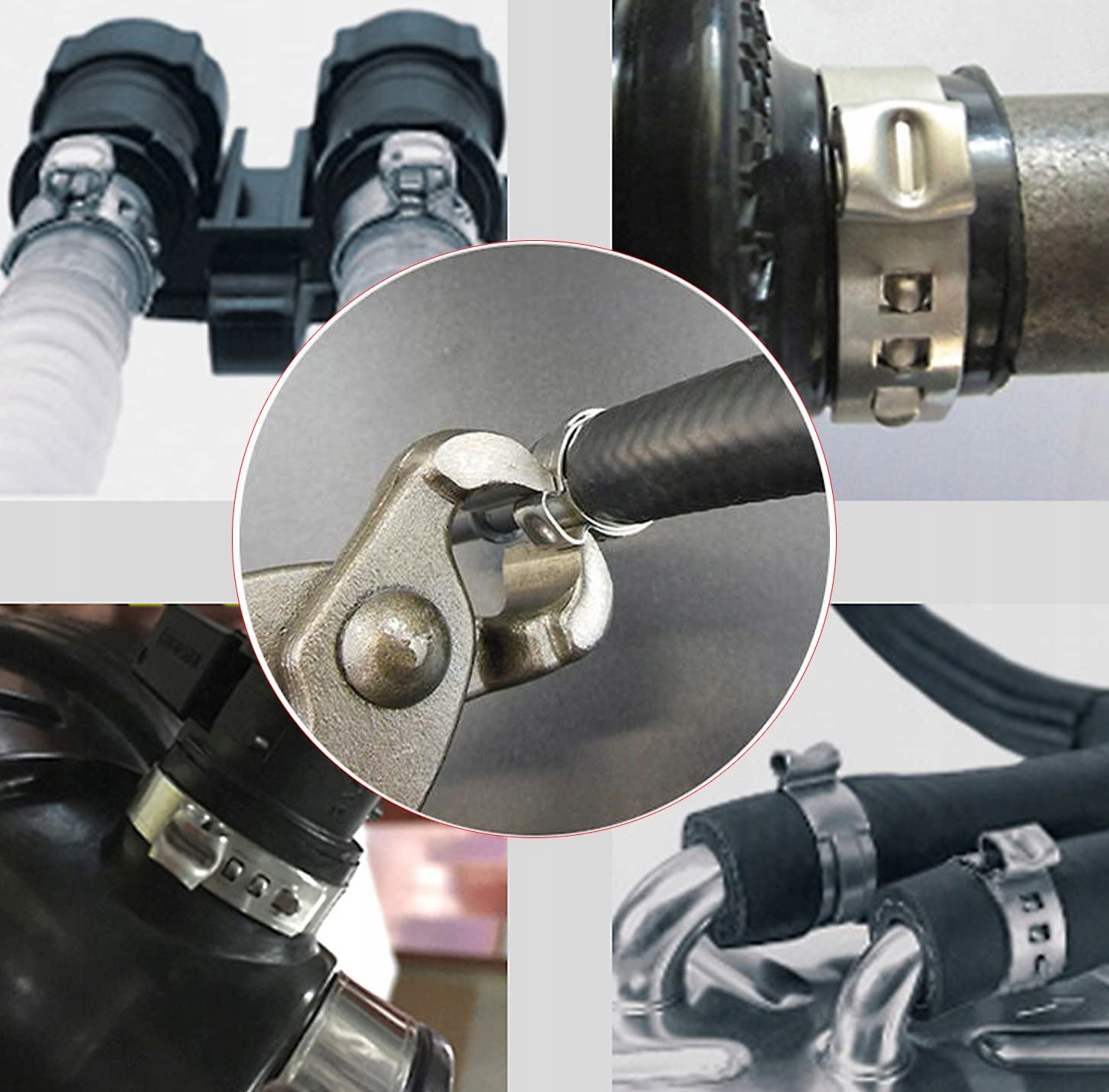 METALOWE OPASKI ZACISKOWE OBEJMY CYBANTY ZESTAW Kod producenta F01127