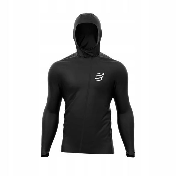 Compressport Běžecká bunda Hurricane 10/10 černá [Velikost XL]