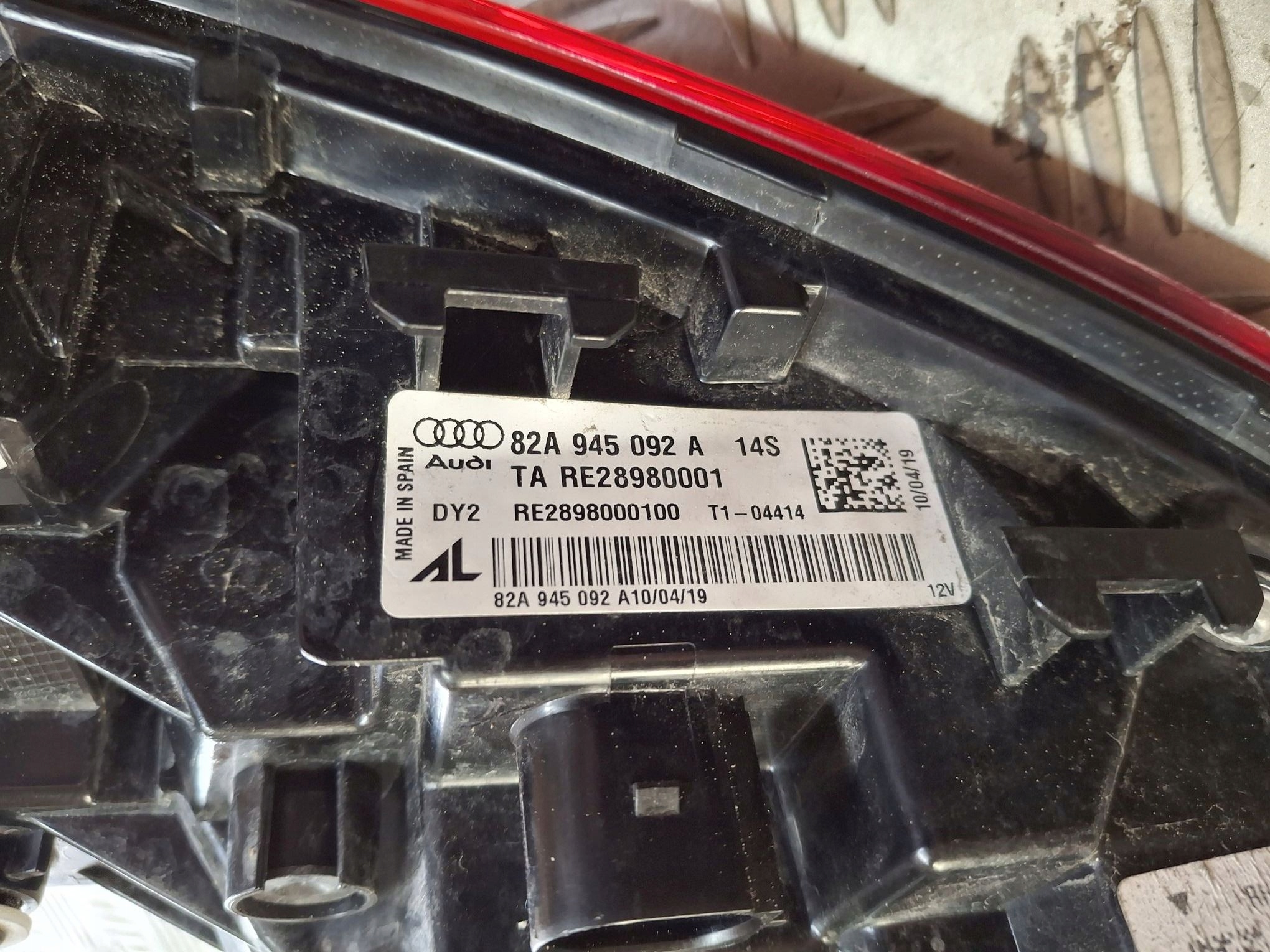 light rear right NAROZNA LED AUDI A1 II 82A 2018R->
