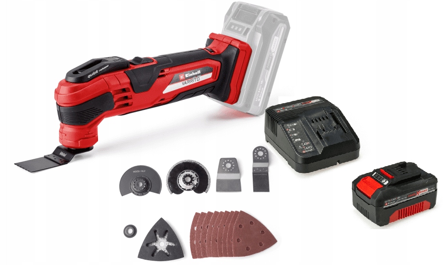 Einhell Multifunkční Nástroj Multitool Varrito Startovací Sada 4,0AH
