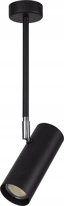 Stropní bodové svítidlo černé 40 cm 1xGU10 25W Oko Sigma Lighting