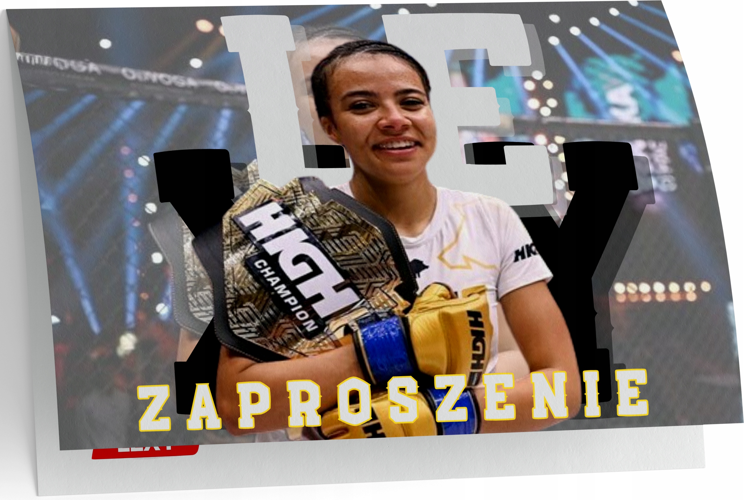 ZAPROSZENIE LEXY CHAPLIN TEAM X ZAPROSZANIA URODZINOWE 20x15 cm