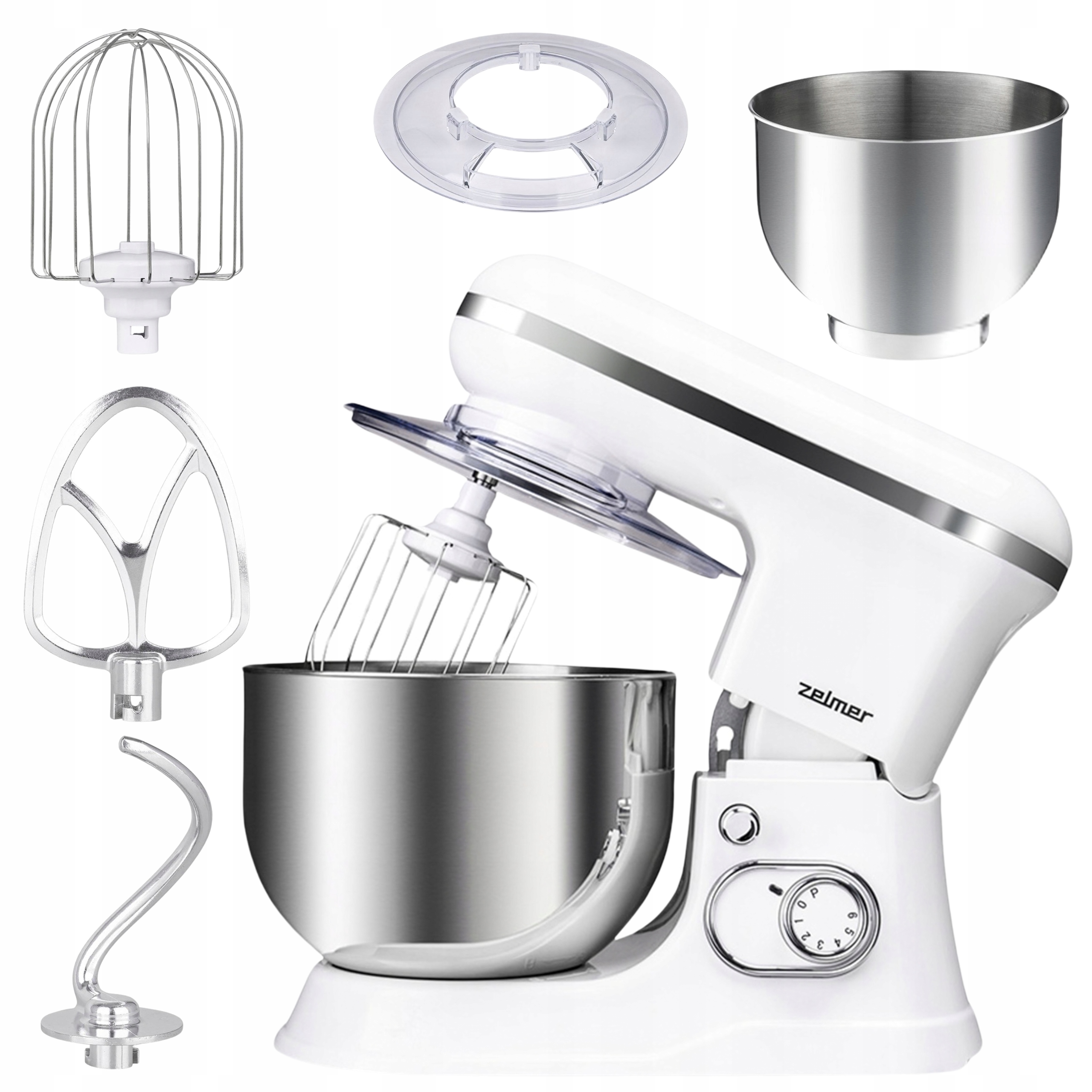 Robot Planetarny Zelmer 1200W Stalowa Misa 5L