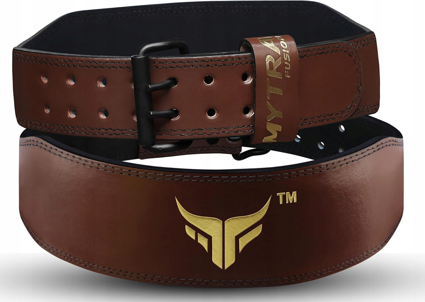 Dámský Kožený Vzpěračský Pás Mytra Fusion vel. M 71-79 CM 7 MM