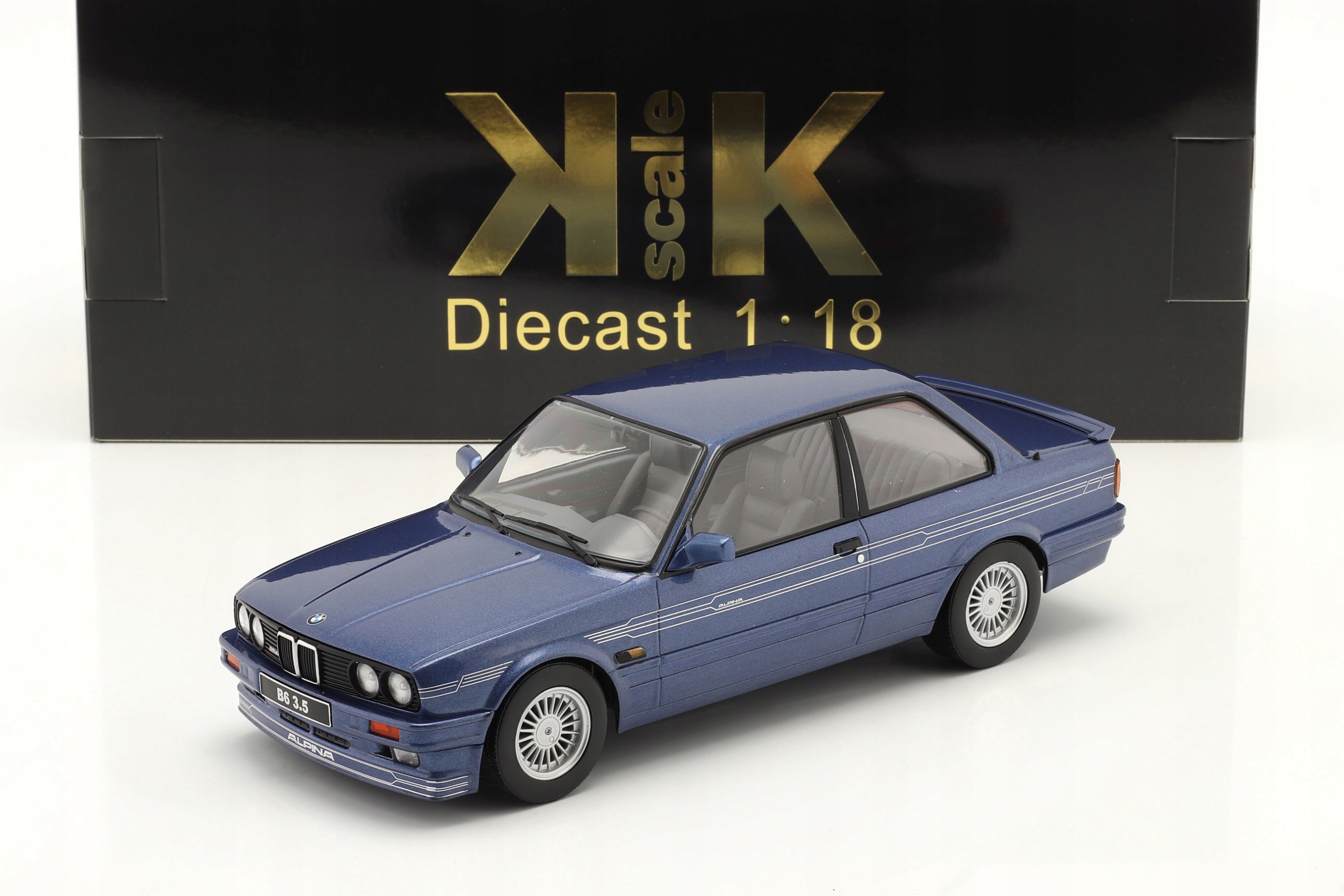 Kk Scale Bmw Alpina B6 3.5 (E30) 1988 Blue metallic 1:18