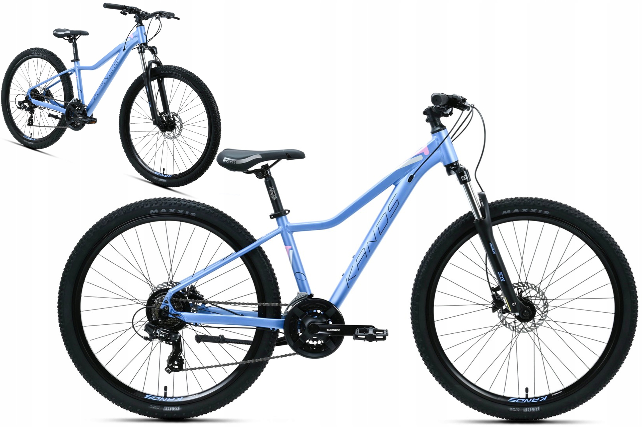 Rower Mtb 27.5" Kands Saphire V1 rama 16" błękitny R26