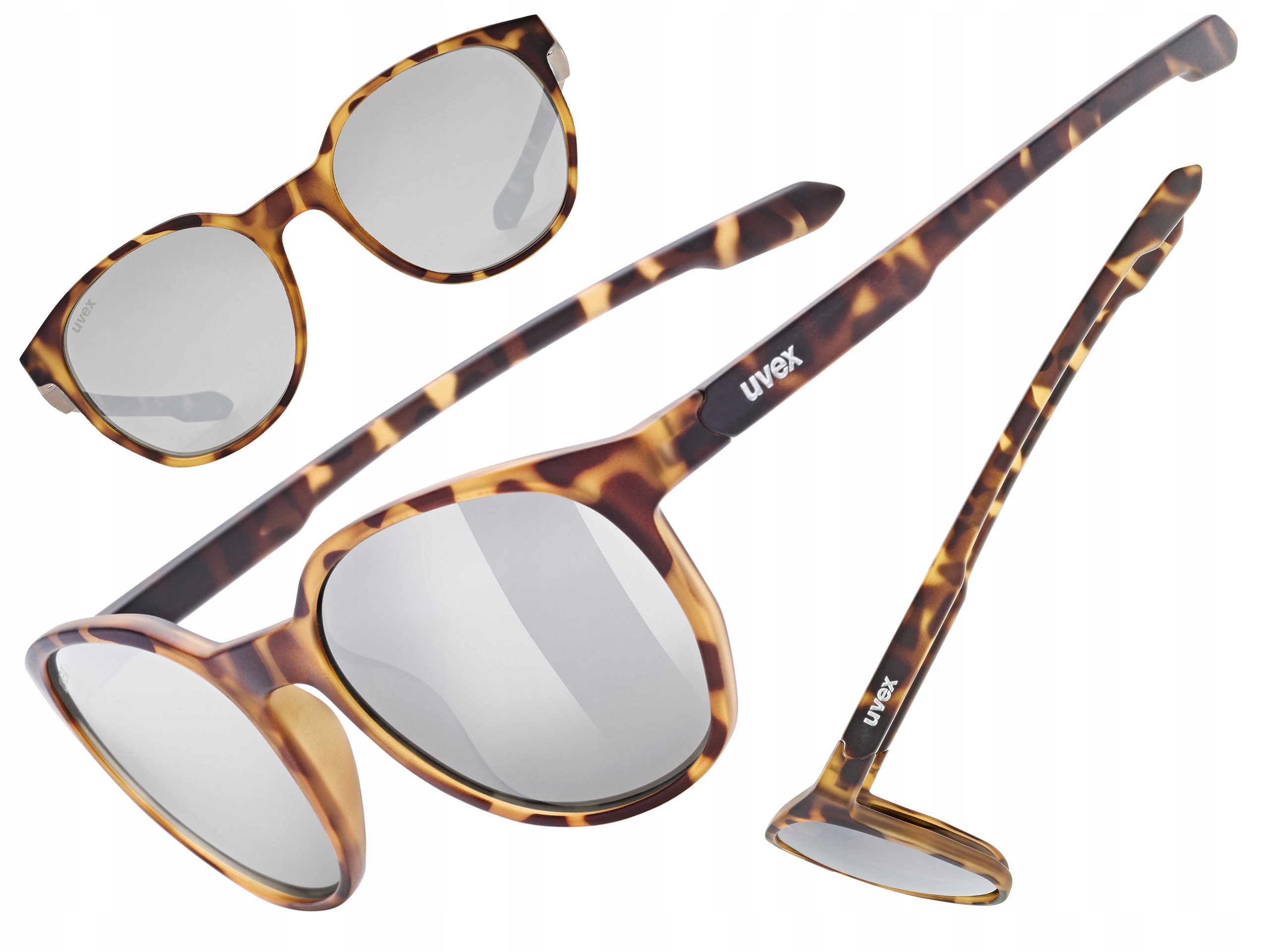 Cyklistické brýle Uvex Lgl 54 havanna matt (litemirror silver) S3