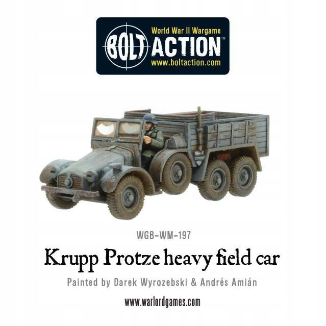 BOLT ACTION Krupp Protze heavy field car