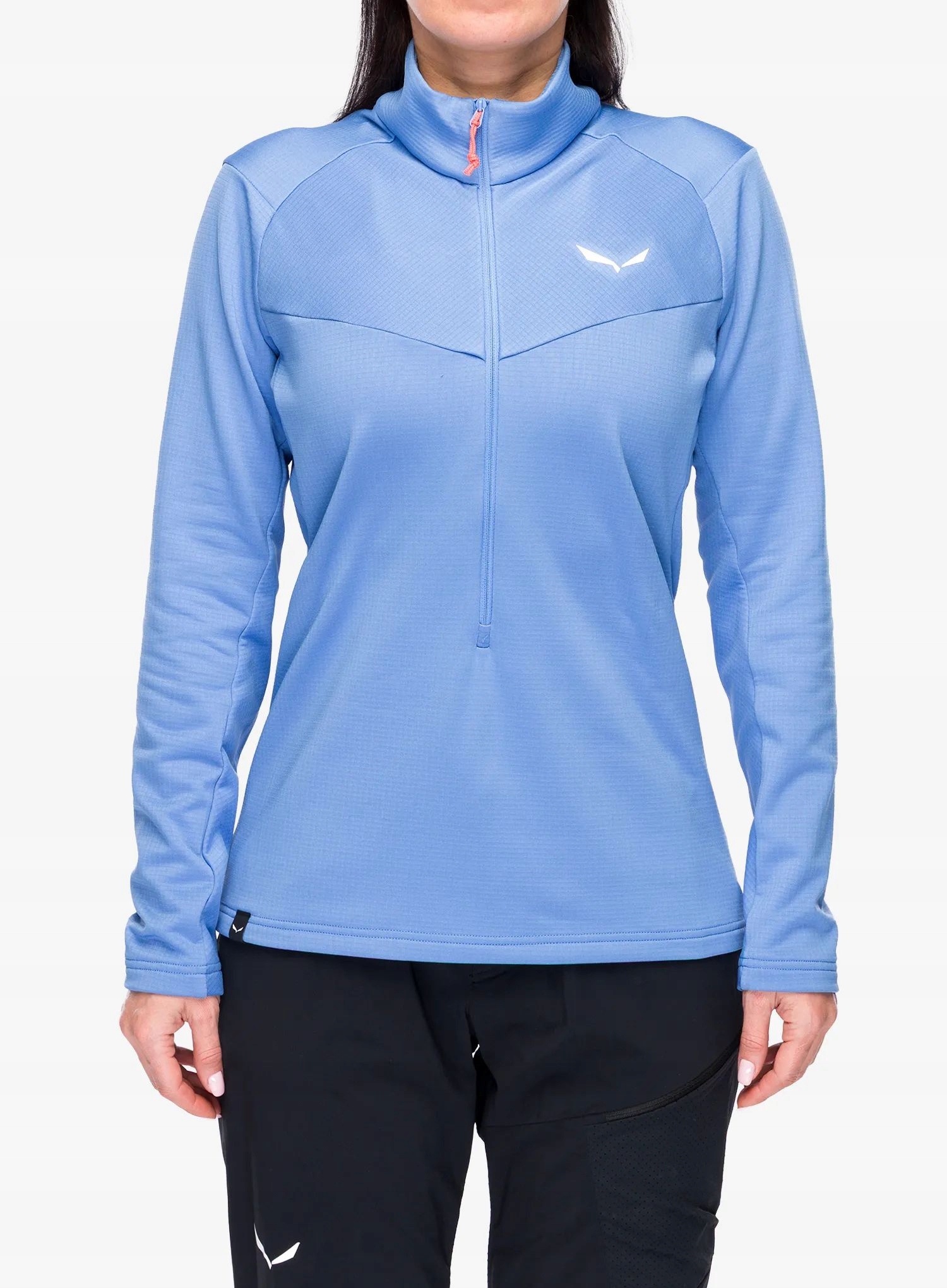 Mikina Salewa Puez Cammino Pl Hz Jacket morning blue 40 (L)