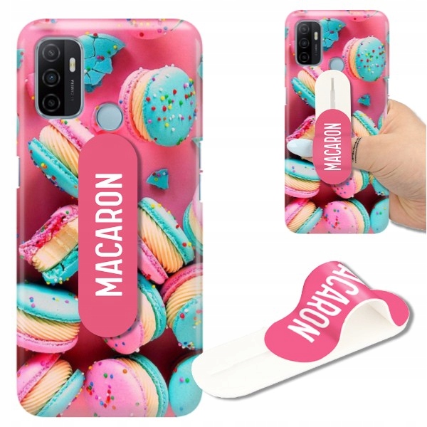Puzdro+držiak Pre Oppo A53 Kvety Fruits Candy Vzorky