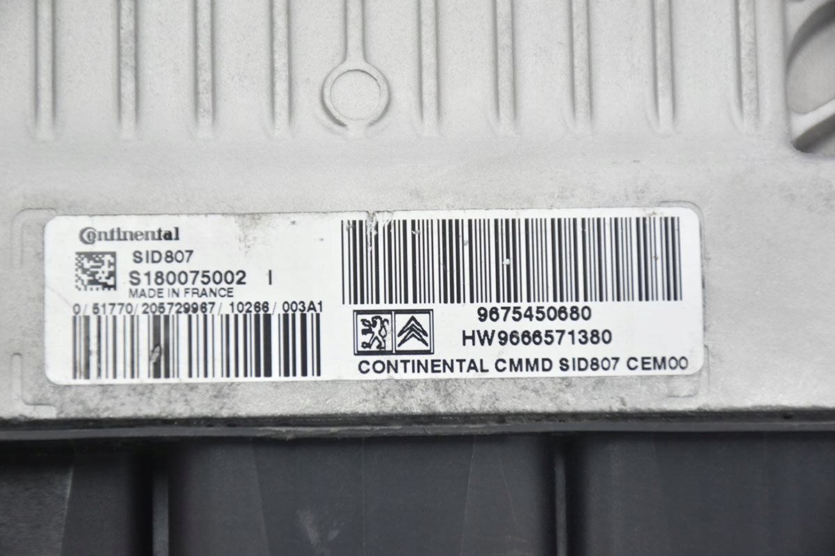computer control unit CITROEN PEUGEOT 9675450680