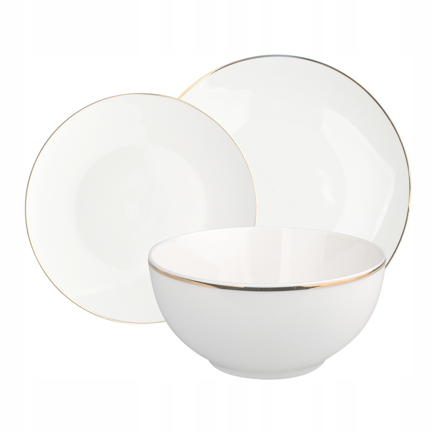 

Serwis Obiadowy z miseczkami dla 6 osób porcelana