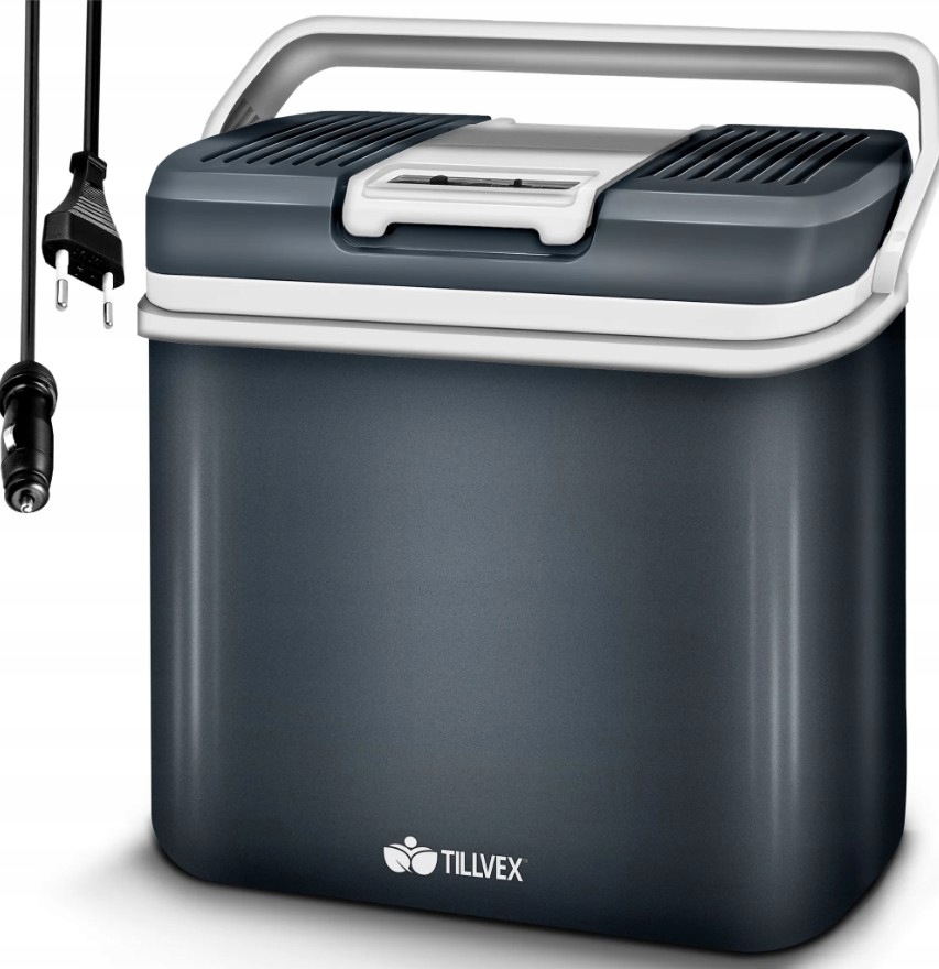 Elektryczna lodówka turystyczna 24 l, 230V,12V do samochodu Eco Tillvex
