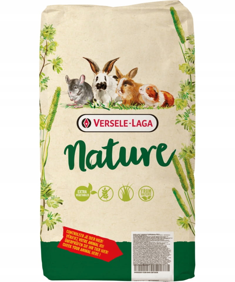 Versele-laga Nature Chinchilla 9kg dla Szynszyli