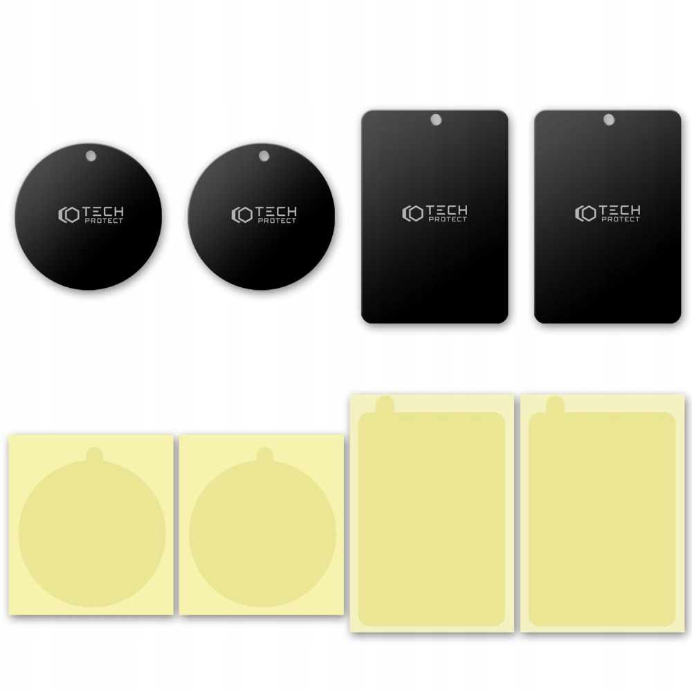 Metalowe blaszki do uchwytów samochodowych Kolor czarny