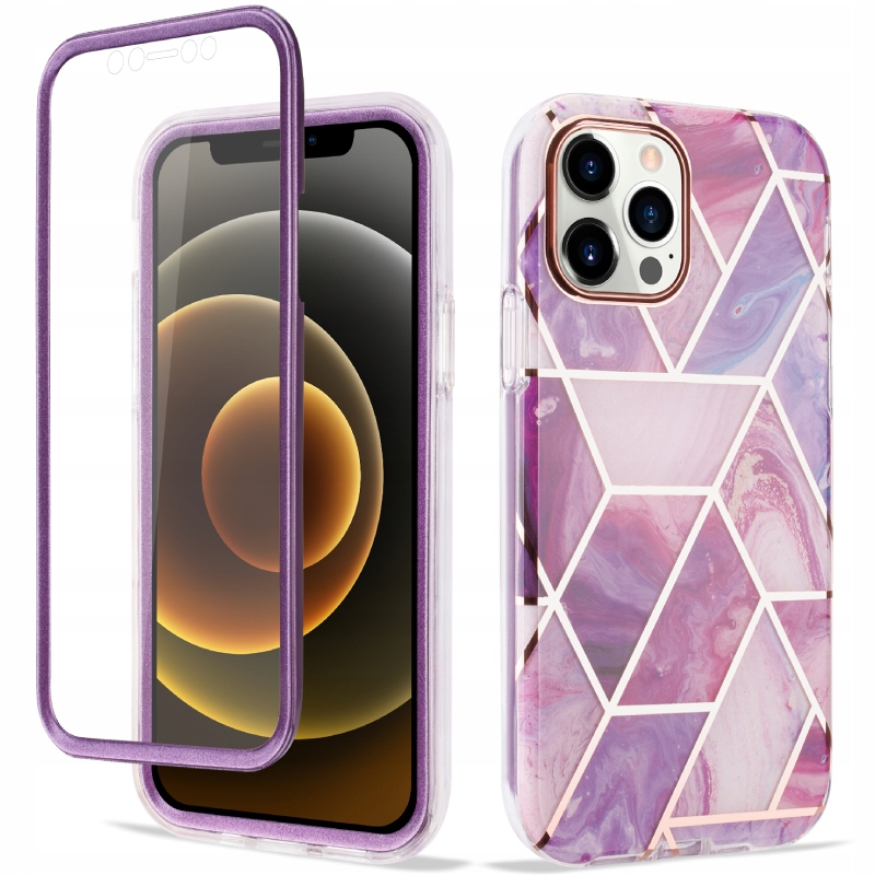 

Etui Pancerne Marble 360° Obudowa Do Iphone 12 Pro