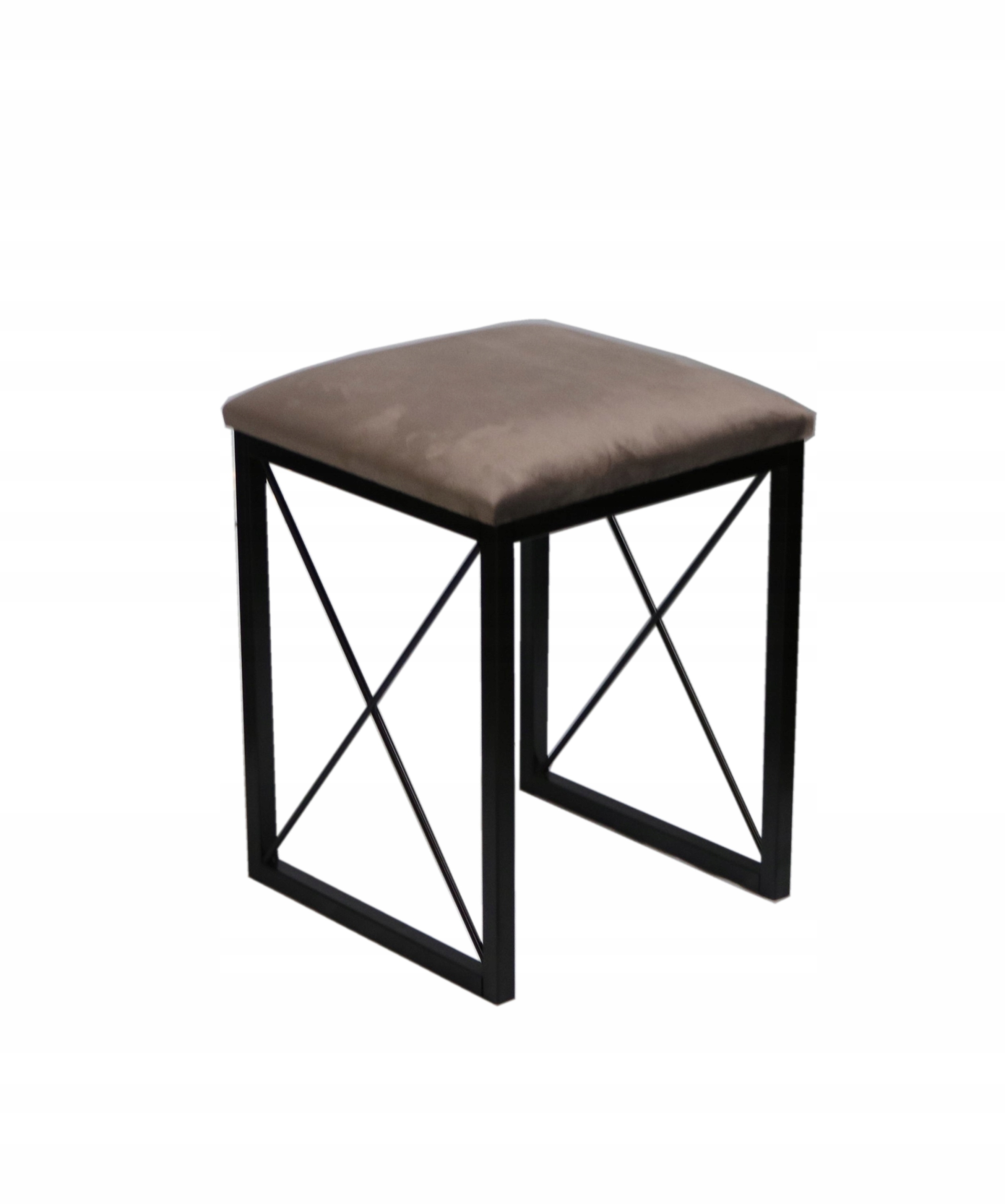 

Taboret Taborety Stołek Kuchenny Metalowy Welurowy